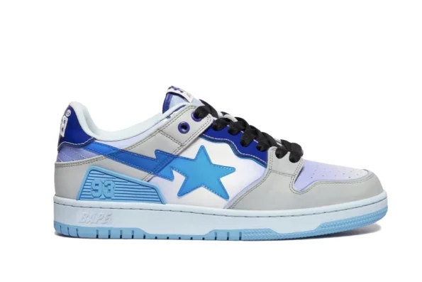 YESKICKS A Bathing Ape Bape SK8 Sta Blue White Replica