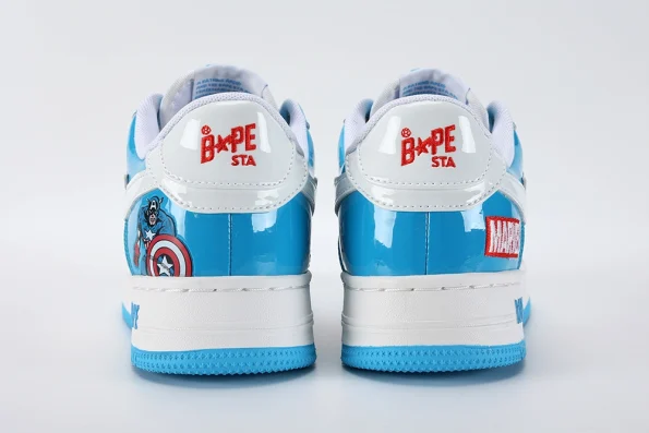 YESKICKS A Bathing Ape Bape Sta Marvel Comics Captain America (2022) Replica