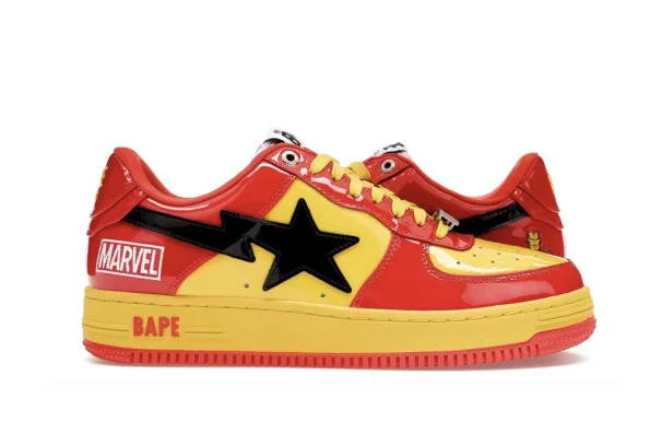 YESKICKS A Bathing Ape Bape Sta Marvel Comics Iron Man (2022) Replica