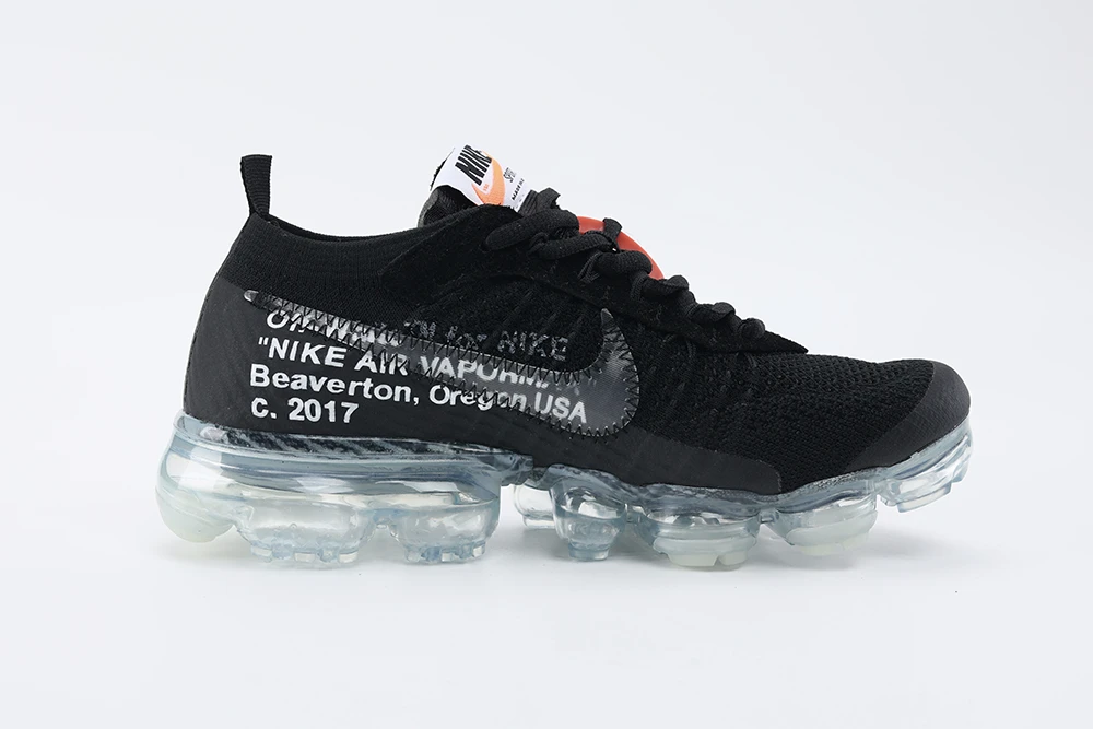 YESKICKS  Nike Air VaporMax Off-White Black (2018) Replica AA3831-002