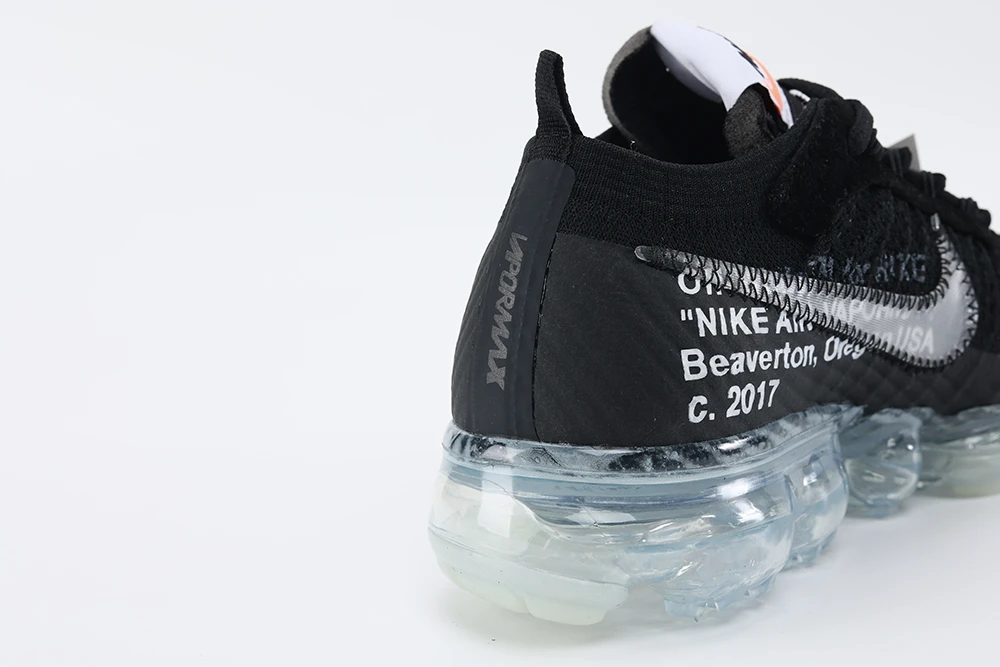 YESKICKS  Nike Air VaporMax Off-White Black (2018) Replica AA3831-002