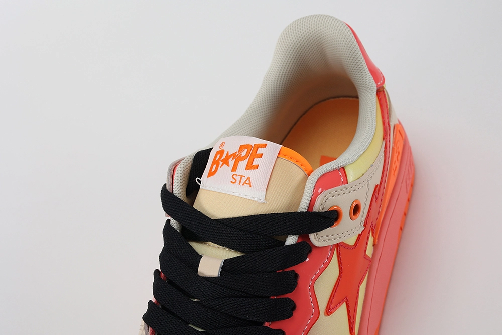 YESKICKS A Bathing Ape Bape SK8 Sta Orange Reps