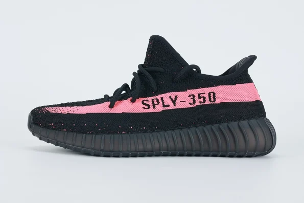 YESKICKS Adidas Yeezy Boost 350 V2 Core Black Red Replica BY9612