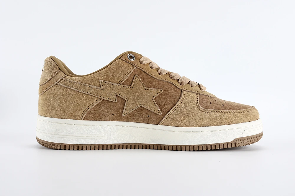 YESKICKS A Bathing Ape Bape Sta Beige Suede Replica