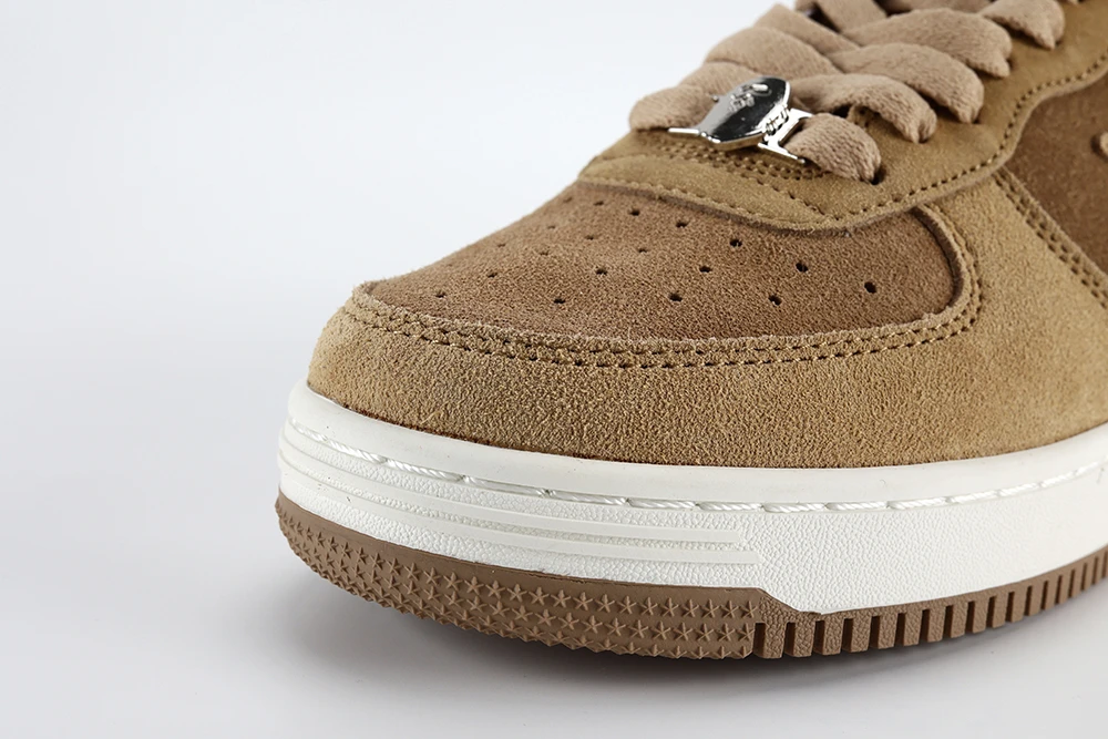 YESKICKS A Bathing Ape Bape Sta Beige Suede Replica