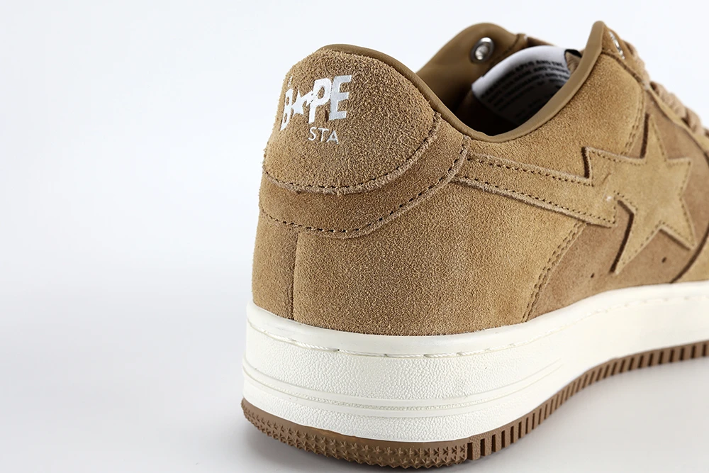 YESKICKS A Bathing Ape Bape Sta Beige Suede Replica