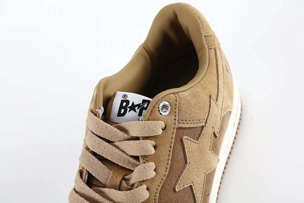 YESKICKS A Bathing Ape Bape Sta Beige Suede Replica