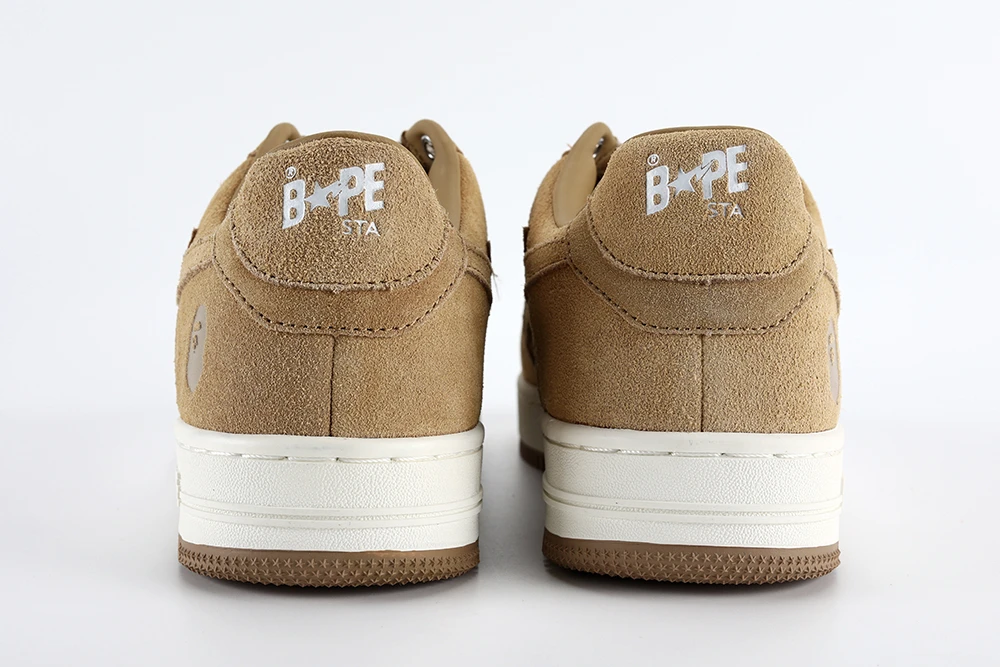 YESKICKS A Bathing Ape Bape Sta Beige Suede Replica