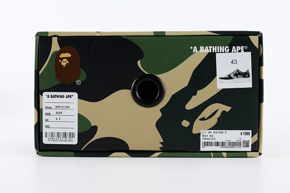 YESKICKS A Bathing Ape Bape Sta Low Color Camo Combo Black Quality Replica