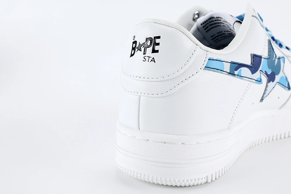 YESKICKS A Bathing Ape Bape Sta Low ABC Camo White Blue (2022)