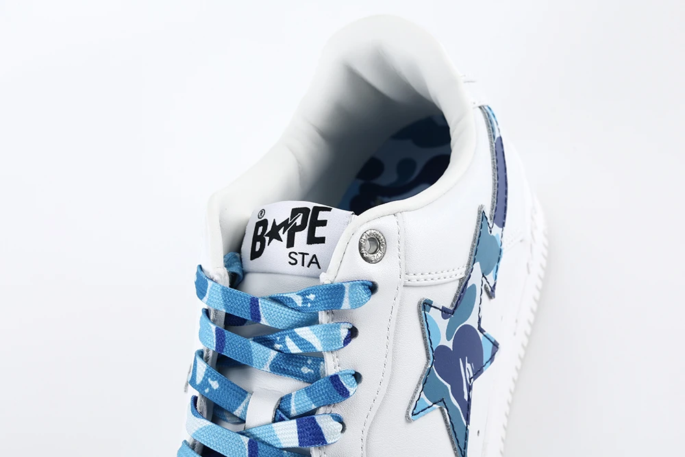 YESKICKS A Bathing Ape Bape Sta Low ABC Camo White Blue (2022)