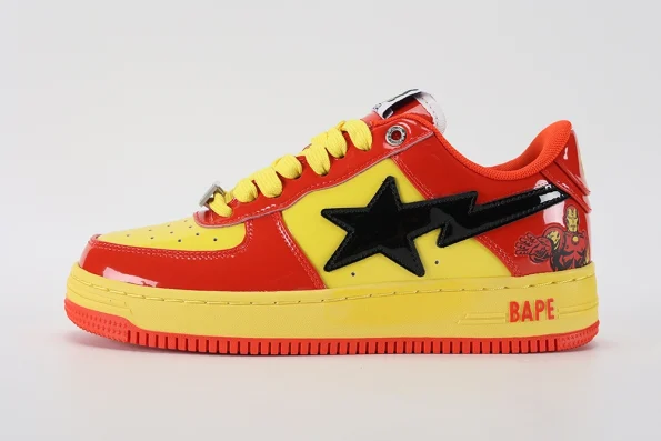 YESKICKS A Bathing Ape Bape Sta Marvel Comics Iron Man (2022) Replica