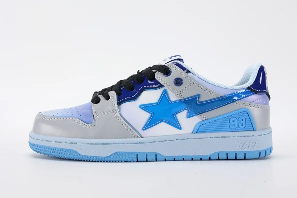 YESKICKS A Bathing Ape Bape SK8 Sta Blue White Replica