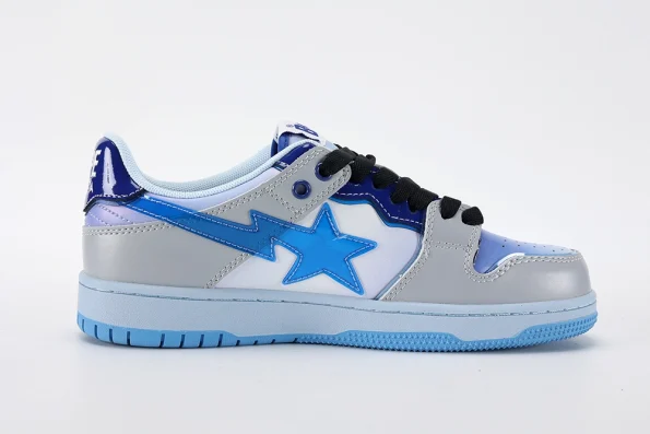 YESKICKS A Bathing Ape Bape SK8 Sta Blue White Replica