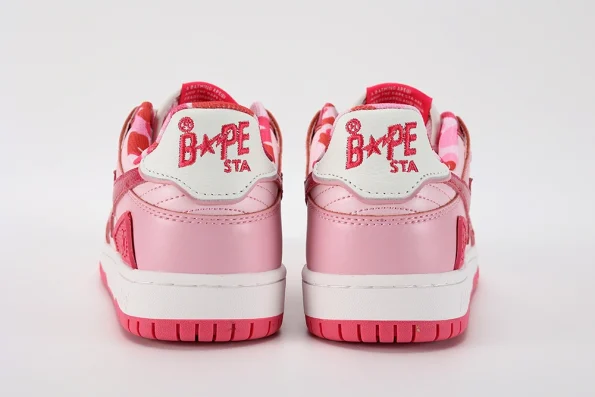 YESKICKS A Bathing Ape Bape SK8 Sta ABC Camo Pink Replica