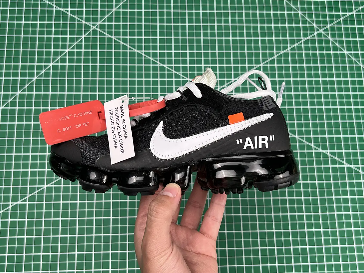 YESKICKS Nike Air VaporMax Off-White Replica AA3831-001 Black