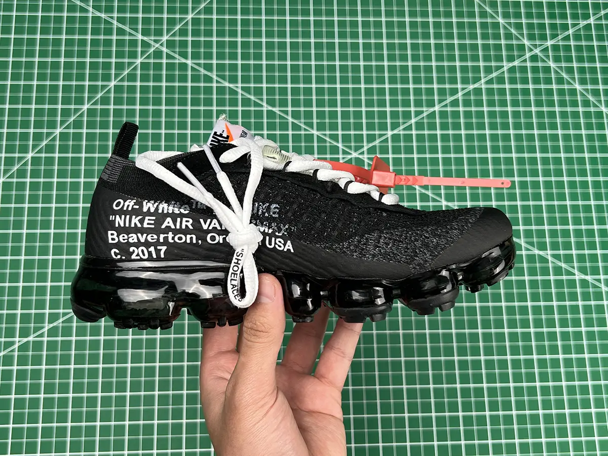 YESKICKS Nike Air VaporMax Off-White Replica AA3831-001 Black