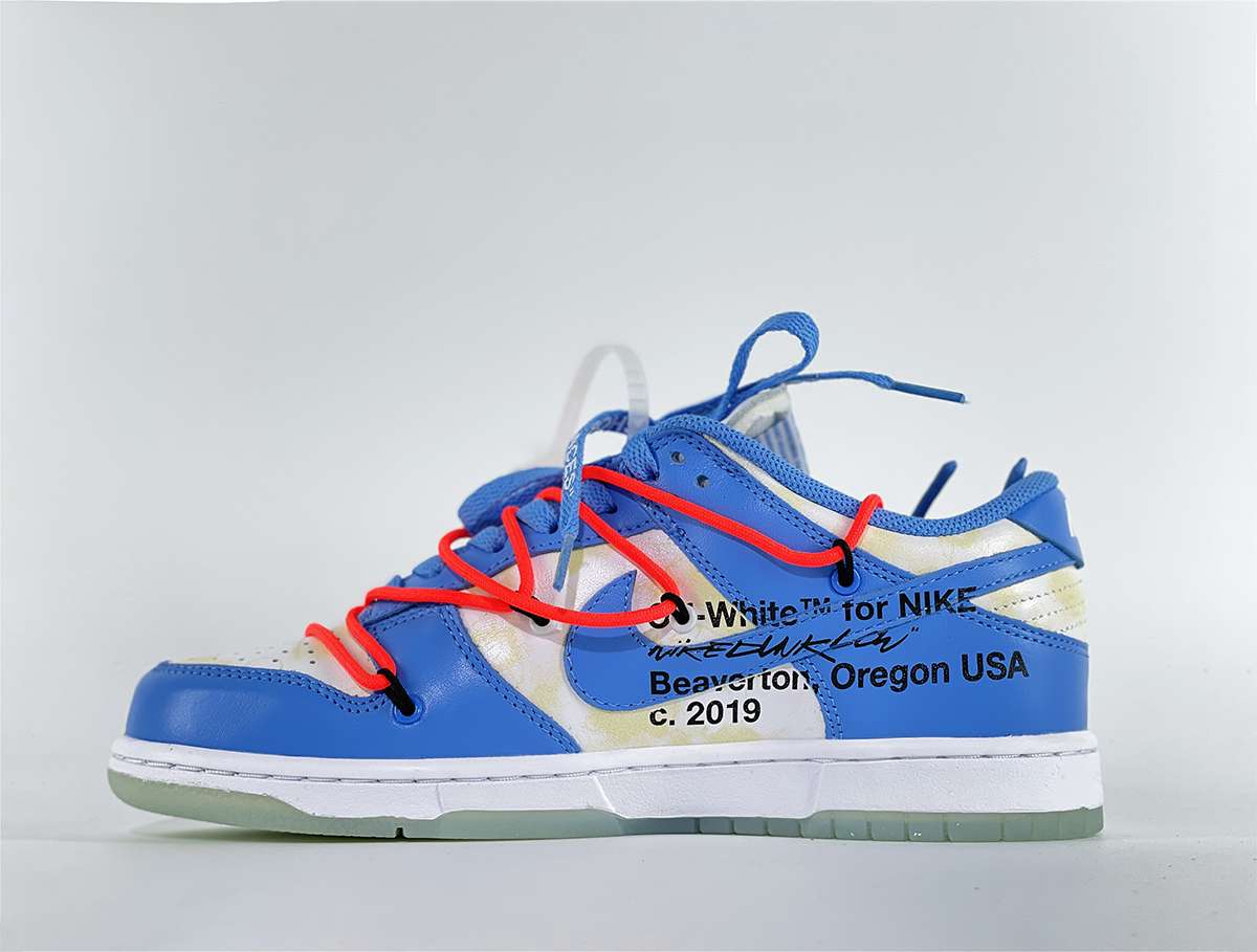 YESKICKS Futura x Off-White x Nike SB Dunk Low ‘UNC’ Reps DD0856-403