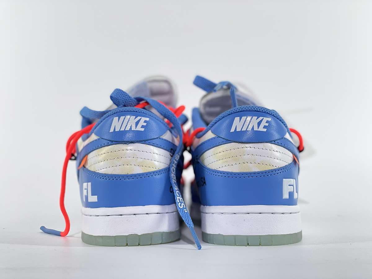 YESKICKS Futura x Off-White x Nike SB Dunk Low ‘UNC’ Reps DD0856-403