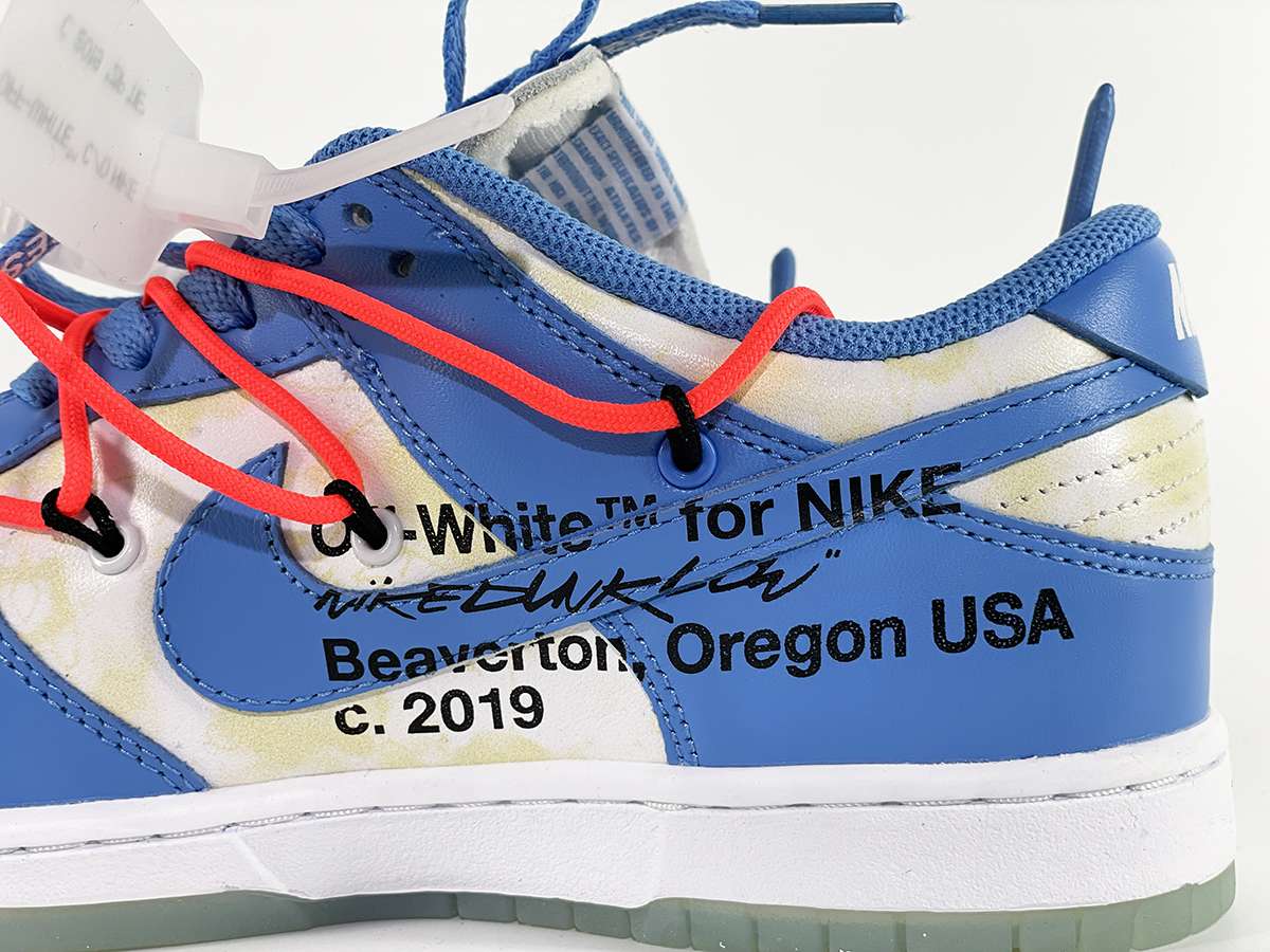 YESKICKS Futura x Off-White x Nike SB Dunk Low ‘UNC’ Reps DD0856-403