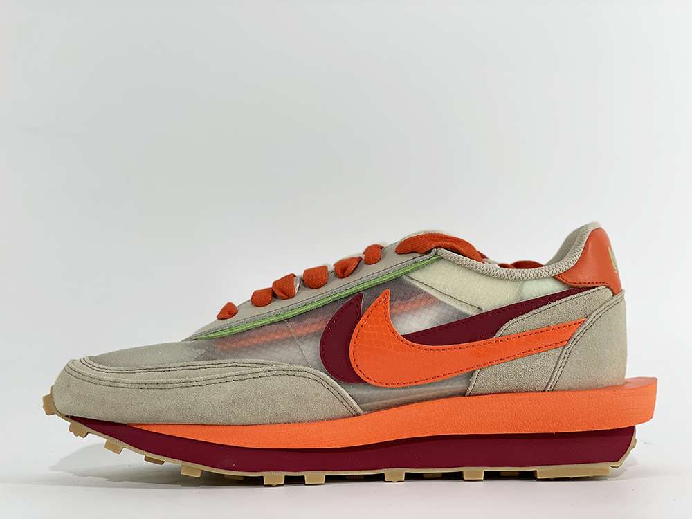 YESKICKS Sacai x Clot x LDWaffle ‘Net Orange Blaze’ Replica DH1347 100