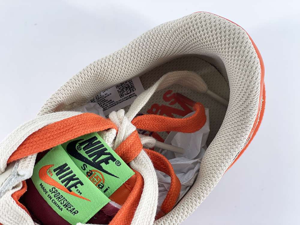 YESKICKS Sacai x Clot x LDWaffle ‘Net Orange Blaze’ Replica DH1347 100