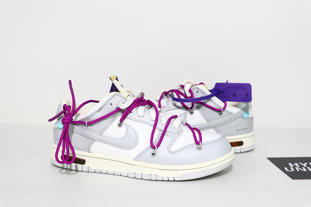 YESKICKS Off White x Dunk Low ‘Lot 28 of 50’ Replica DM1602-111