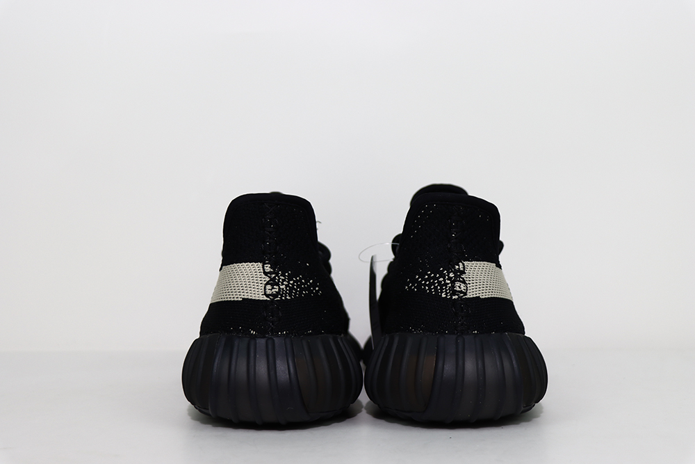 YESKICKS Adidas Yeezy Boost 350 V2 Core Black White Replica BY1604