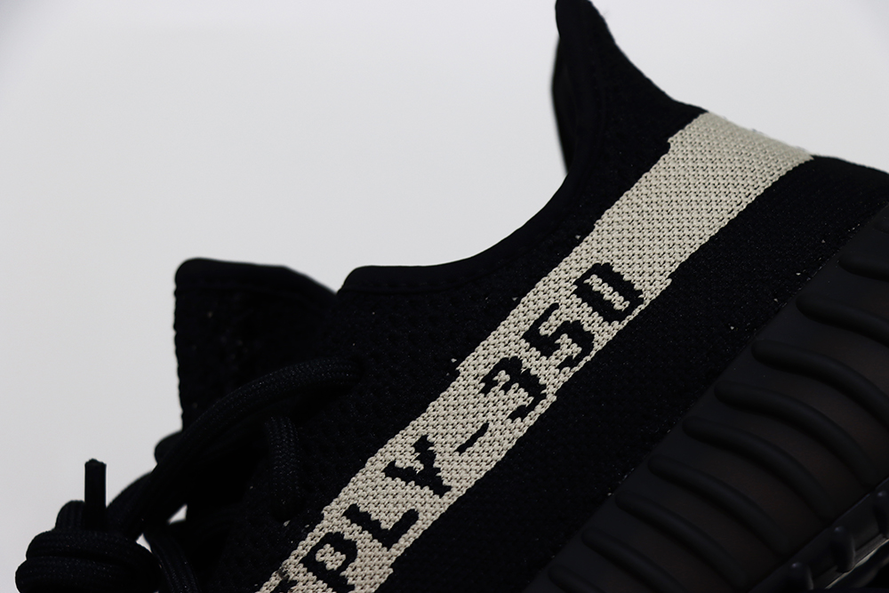 YESKICKS Adidas Yeezy Boost 350 V2 Core Black White Replica BY1604