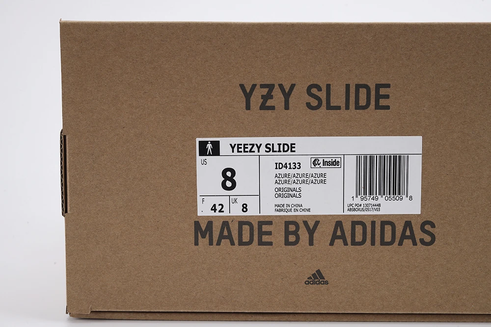 YESKICKS Adidas Yeezy Slide Azure Reolica ID4133