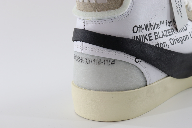 YESKICKS Nike Blazer Mid Off-White Replica AA3832-100