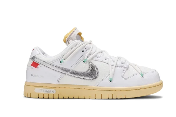 YESKICKS Off White x Dunk Low ‘Lot 01 of 50’Replica DM1602-127