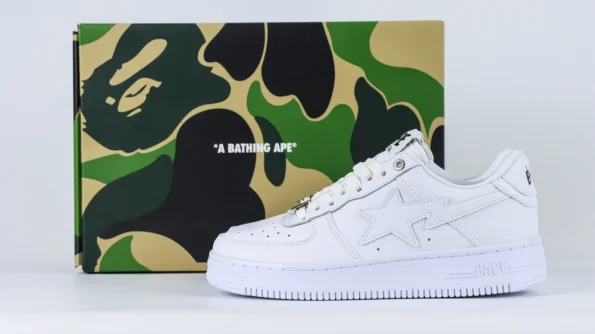 YESKICKS A BATHING APE BAPE STA #6 – WHITE Replica