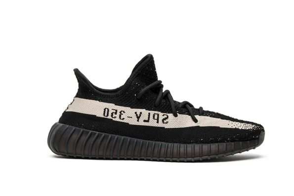 YESKICKS Adidas Yeezy Boost 350 V2 Core Black White Replica BY1604