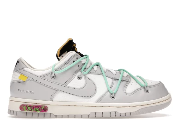 YESKICKS Off White x Dunk Low ‘Lot 04 of 50’Replica DM1602-114