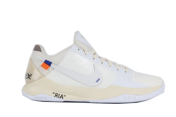 YESKICKS Off-White x Nike ZOOM KOBE 5 “Sail” Reps DB4796 101